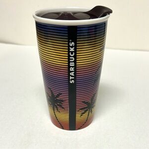 Starbucks Florida Palm Travel Ceramic Tumbler